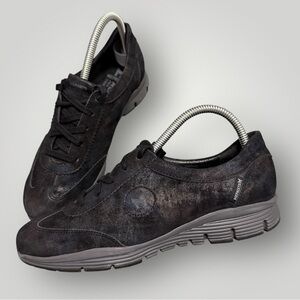 Mephisto Yael Leather Walking Casual Sneakers Runoff Air-Jet System Sz 7.5